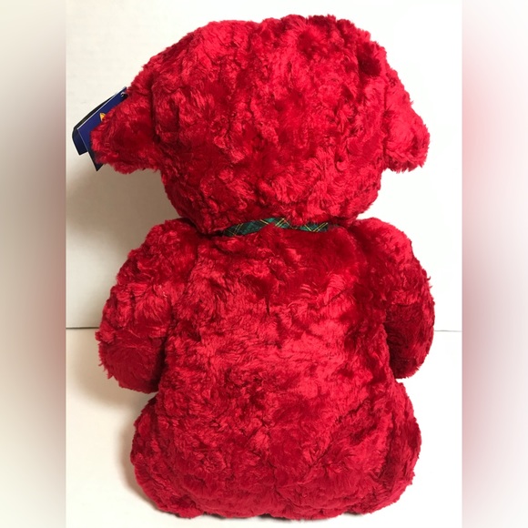 Vintage Red Holiday Christmas Teddy Bear Dillard’s exclusive - Picture 2 of 6